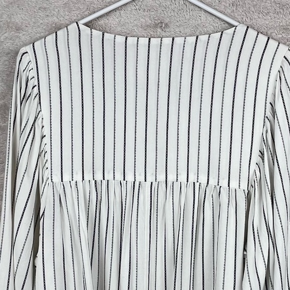 Savanna Jane Embroidered Floral Tunic Sz Medium Peasant Boho Beachy Vacation - Picture 12 of 16